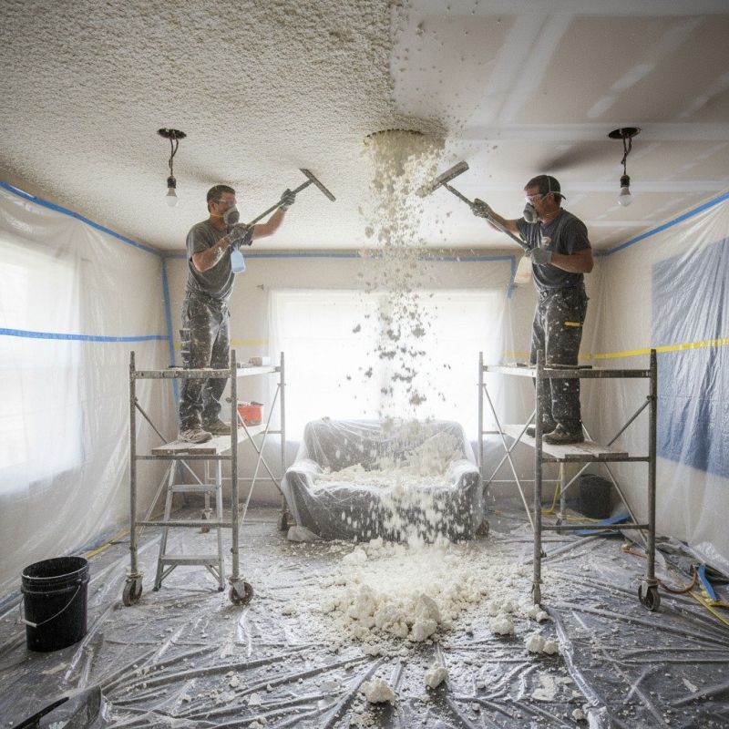Popcorn Ceiling Renovation Service