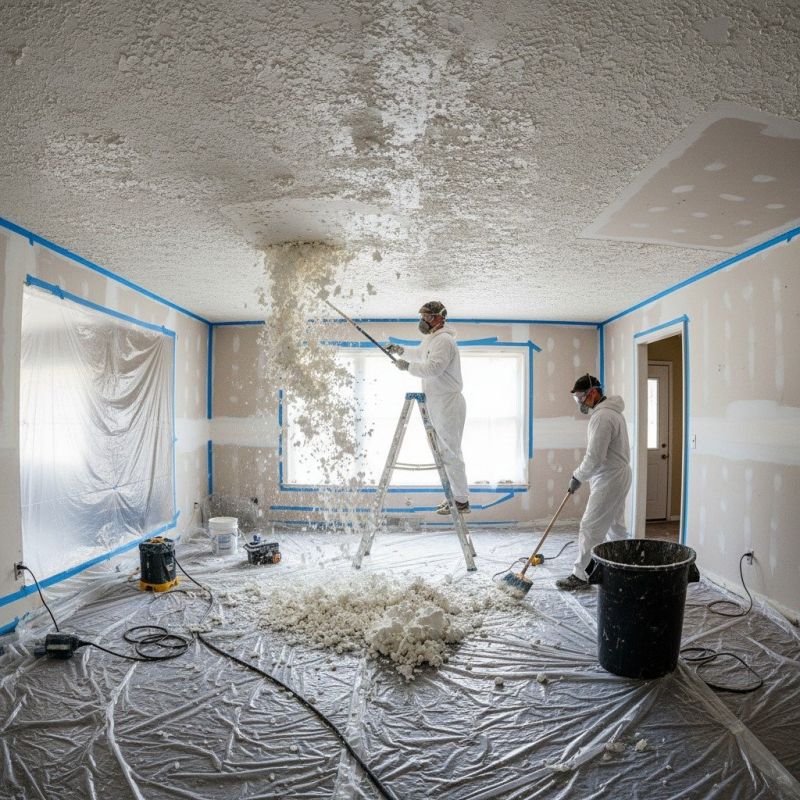 Popcorn Ceiling Renovation