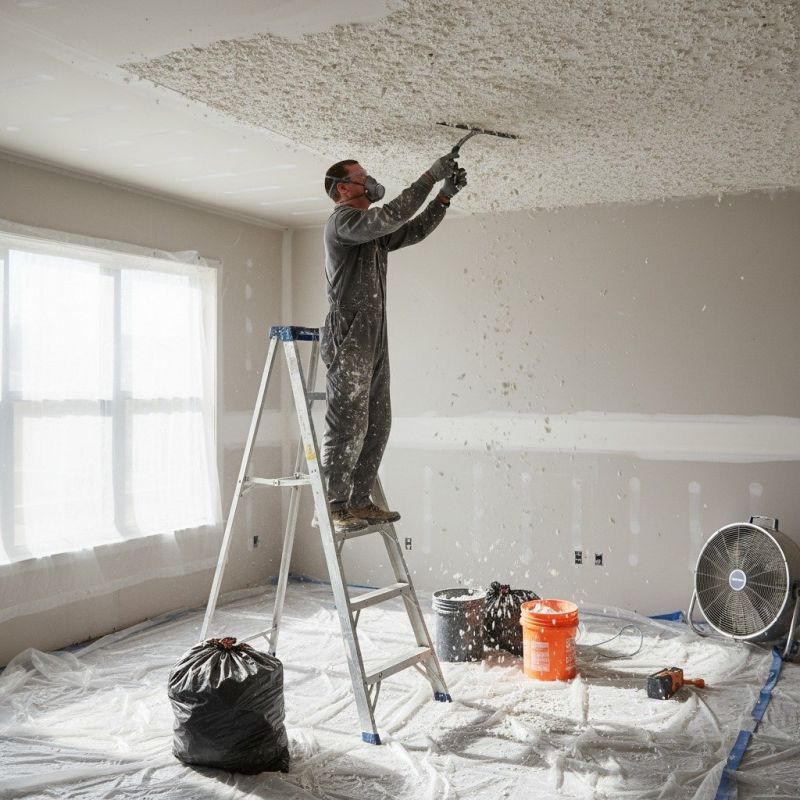 Popcorn Ceiling Renovation