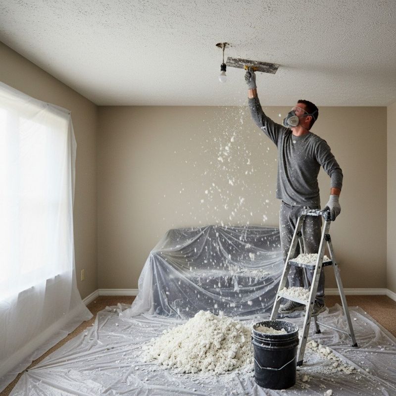 Popcorn Ceiling Renovation