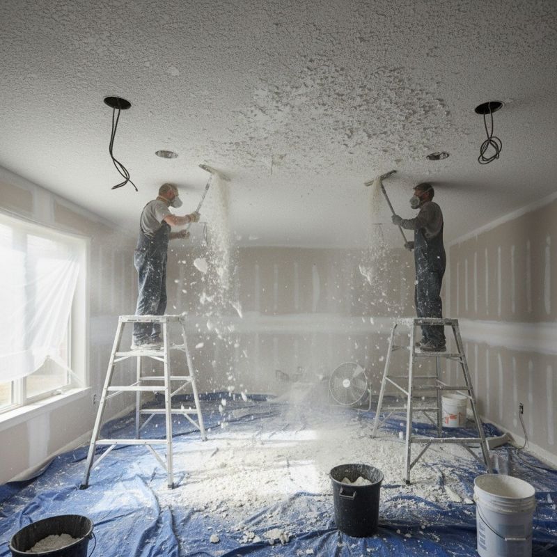 Popcorn Ceiling Renovation