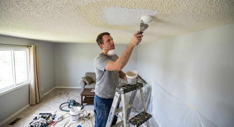 Popcorn Ceiling Renovation